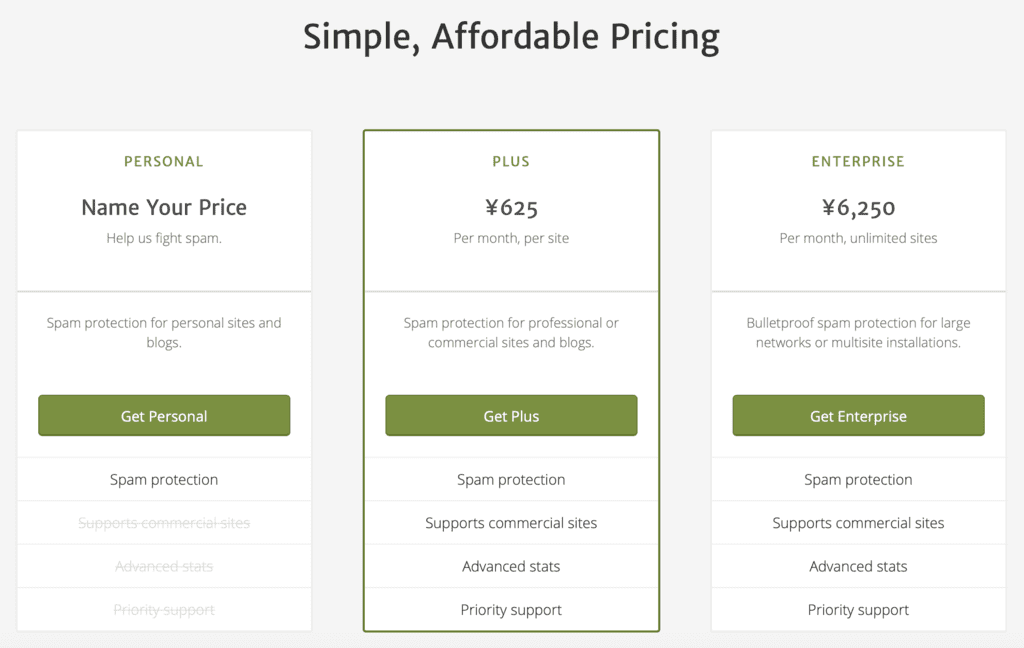 Akismetの設定方法5