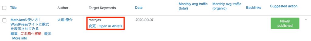 ahrefsのWordPressプラグインの使い方6